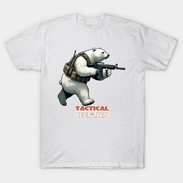 Tactical Bears T-Shirt by Rawlifegraphic